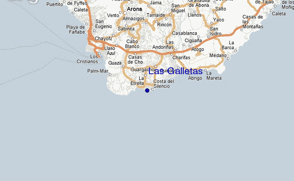 mappa di localizzazione di Las Galletas