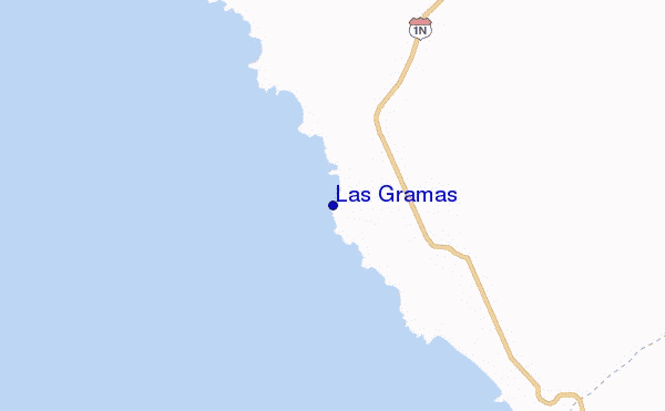 mappa di localizzazione di Las Gramas
