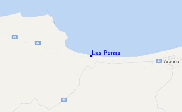 mappa di localizzazione di Las Peñas