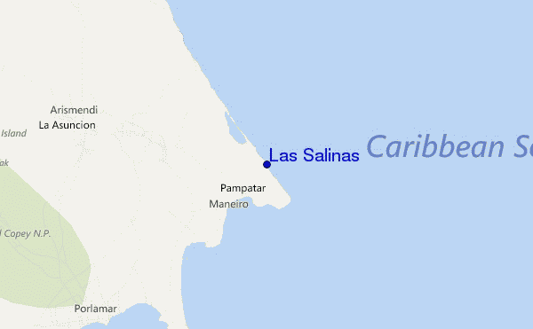 mappa di localizzazione di Las Salinas
