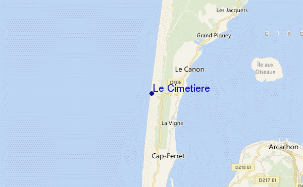 mappa di localizzazione di Le Cimetiere