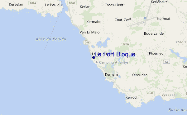 mappa di localizzazione di Le Fort Bloque