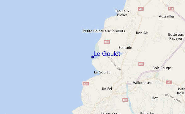 mappa di localizzazione di Le Goulet