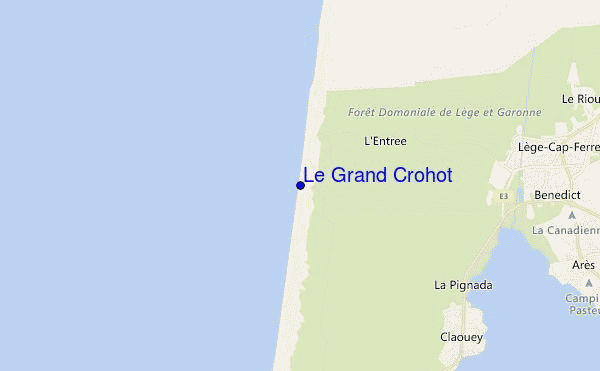 mappa di localizzazione di Le Grand Crohot