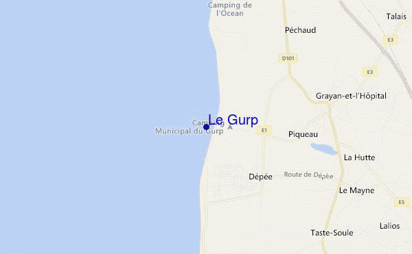 mappa di localizzazione di Le Gurp