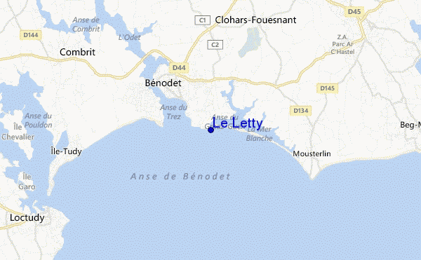 mappa di localizzazione di Le Letty