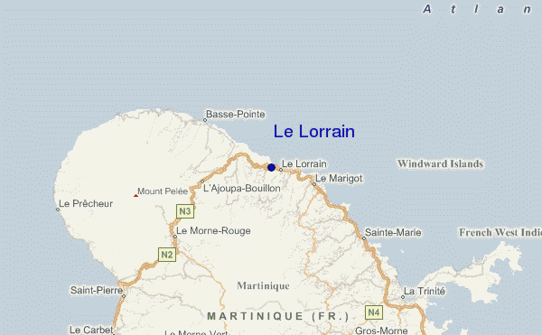 mappa di localizzazione di Le Lorrain