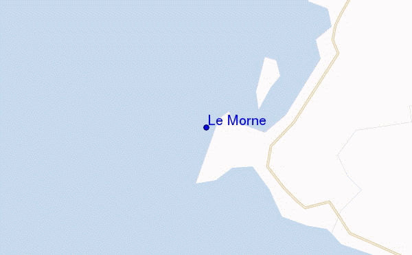 mappa di localizzazione di Le Morne