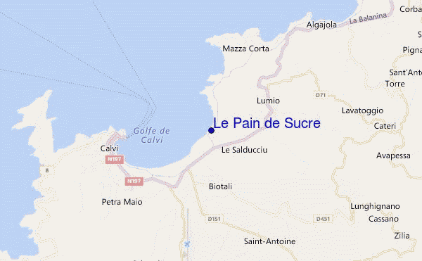 mappa di localizzazione di Le Pain de Sucre