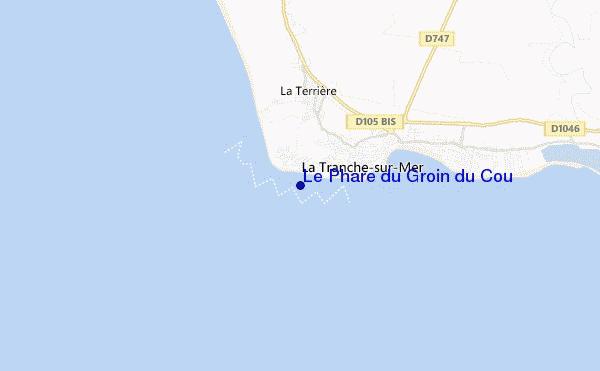 mappa di localizzazione di Le Phare du Groin du Cou