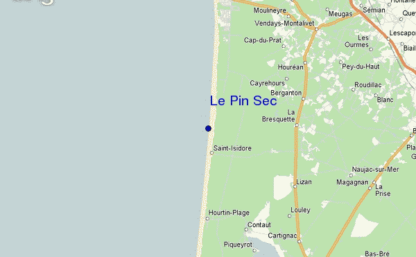 mappa di localizzazione di Le Pin Sec