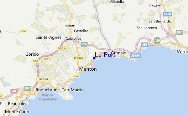 mappa di localizzazione di Le Port