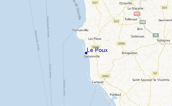 Le Poux Location Map