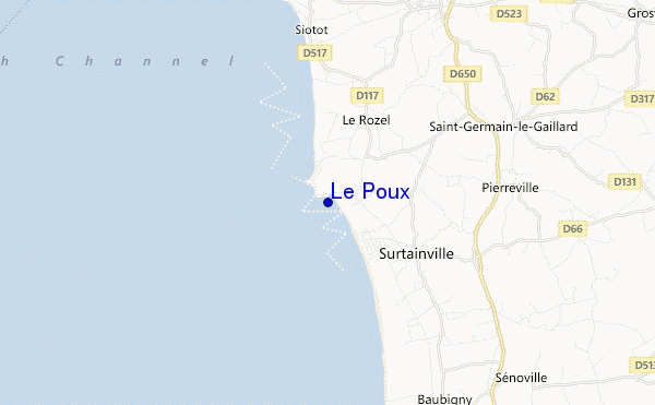 mappa di localizzazione di Le Poux