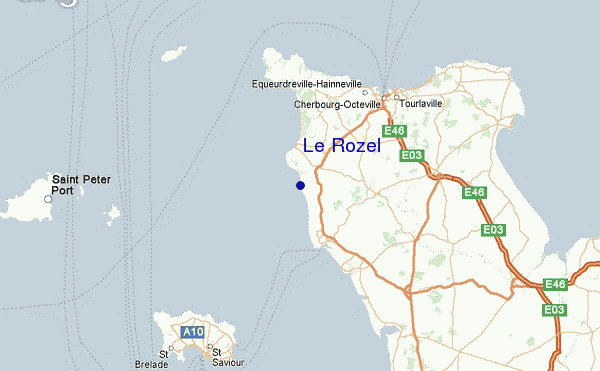Le Rozel Location Map
