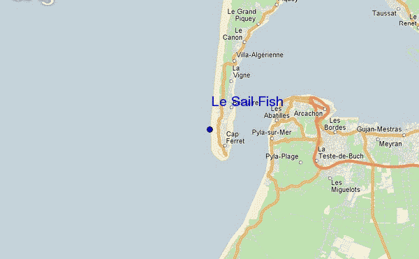 mappa di localizzazione di Le Sail Fish