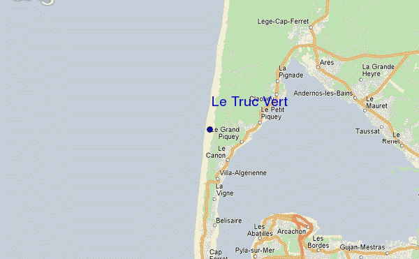 mappa di localizzazione di Le Truc Vert