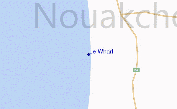 mappa di localizzazione di Le Wharf