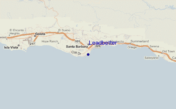 mappa di localizzazione di Leadbetter