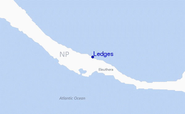 mappa di localizzazione di Ledges