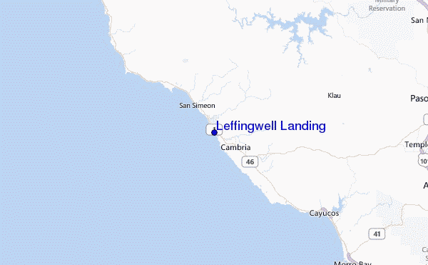 Leffingwell Landing Location Map