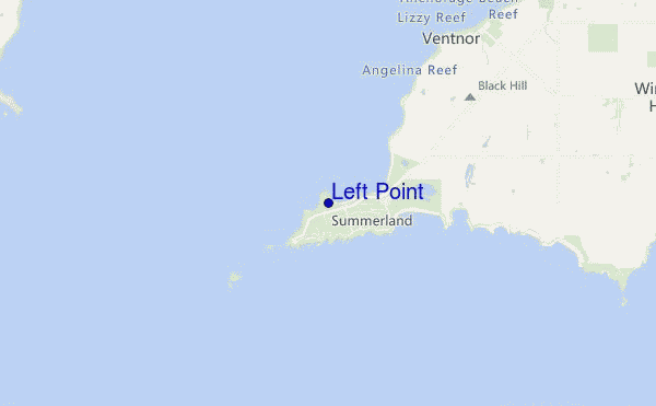 mappa di localizzazione di Left Point