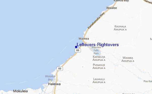 mappa di localizzazione di Leftovers/Rightovers