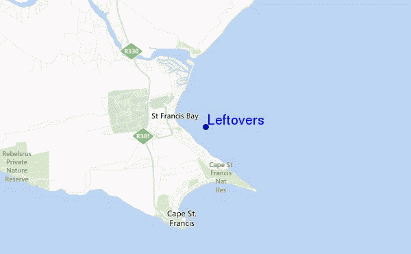 mappa di localizzazione di Leftovers