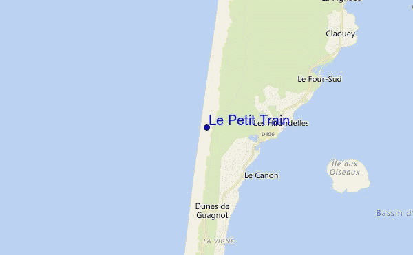 mappa di localizzazione di Le Petit Train