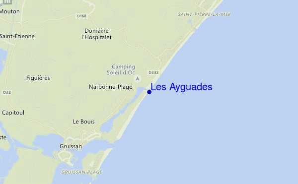 mappa di localizzazione di Les Ayguades