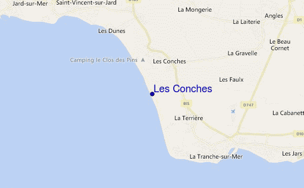 mappa di localizzazione di Les Conches