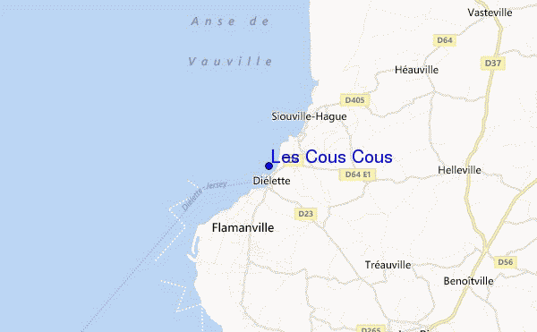 mappa di localizzazione di Les Cous Cous