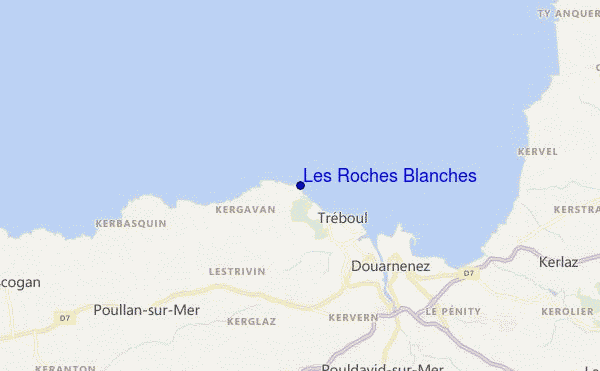 mappa di localizzazione di Les Roches Blanches
