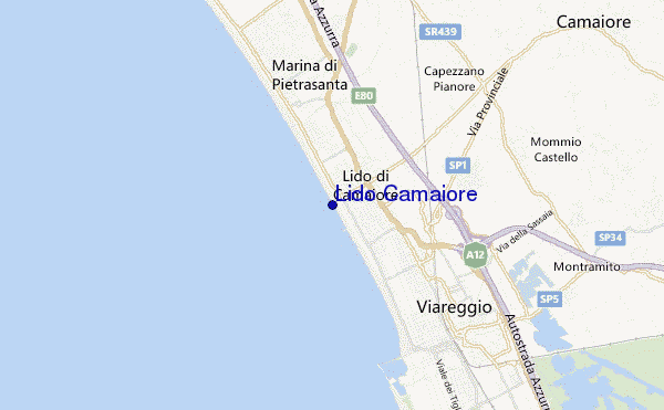 mappa di localizzazione di Lido Camaiore