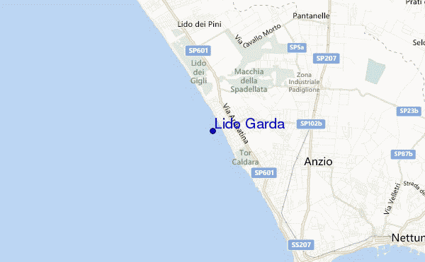mappa di localizzazione di Lido Garda