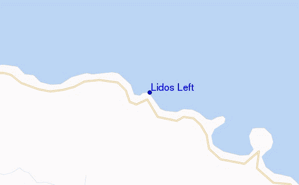 mappa di localizzazione di Lidos Left