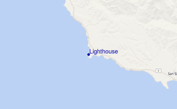 mappa di localizzazione di Lighthouse