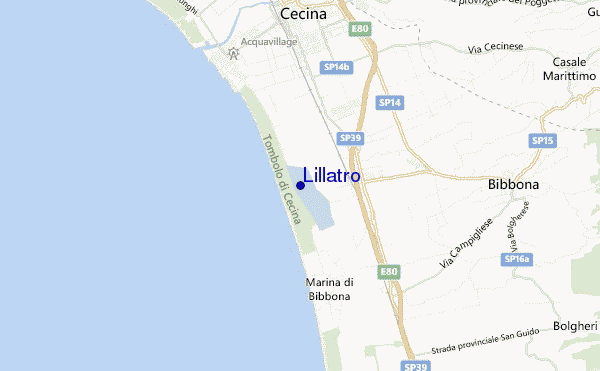 mappa di localizzazione di Lillatro