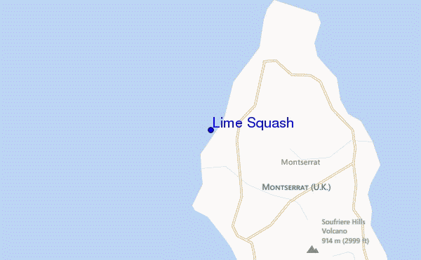 mappa di localizzazione di Lime Squash