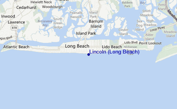 mappa di localizzazione di Lincoln (Long Beach)