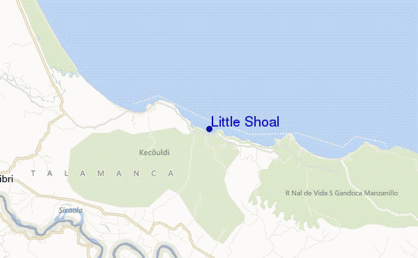 mappa di localizzazione di Little Shoal