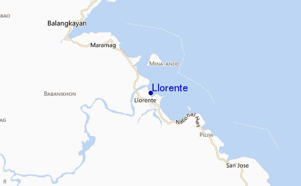 mappa di localizzazione di Llorente