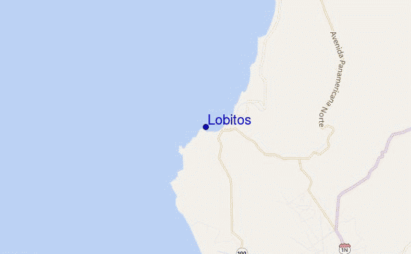 mappa di localizzazione di Lobitos