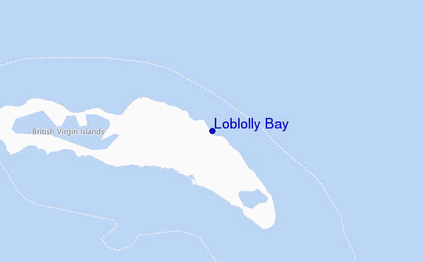 mappa di localizzazione di Loblolly Bay
