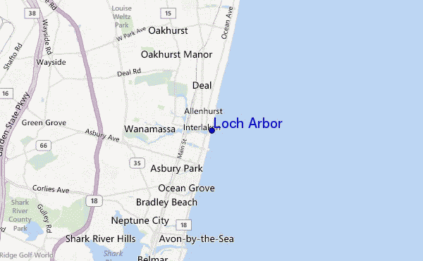 mappa di localizzazione di Loch Arbor
