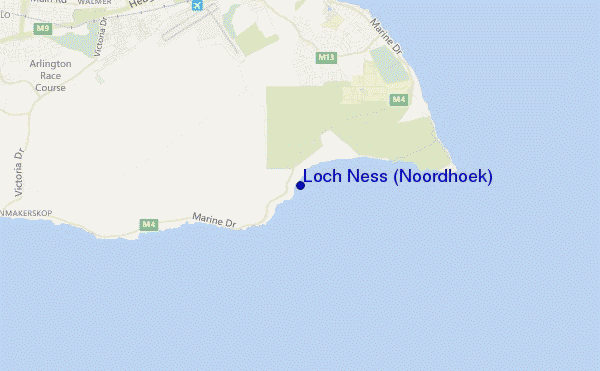 mappa di localizzazione di Loch Ness (Noordhoek)