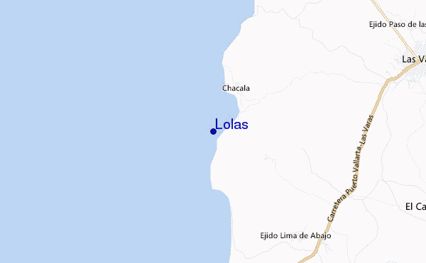 mappa di localizzazione di Lolas