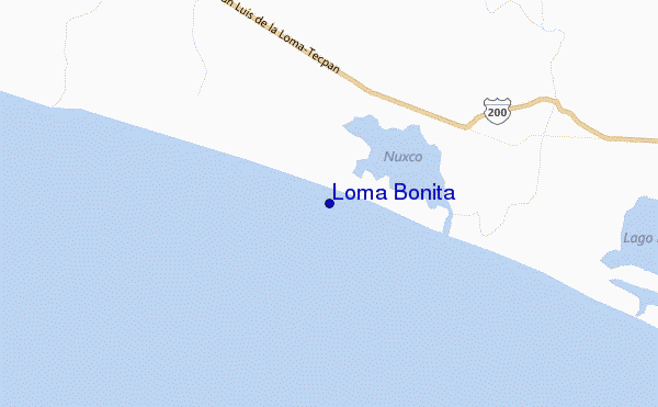 mappa di localizzazione di Loma Bonita