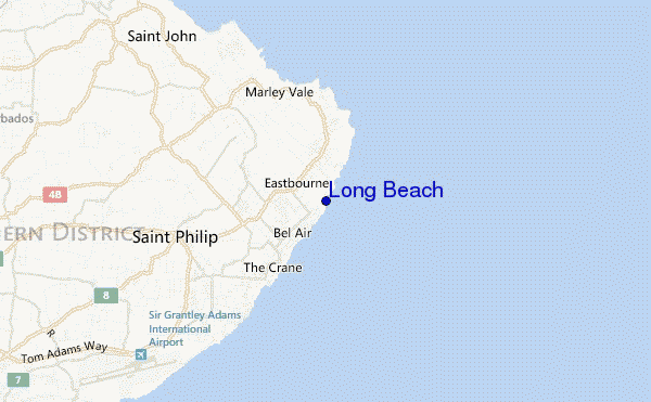 mappa di localizzazione di Long Beach