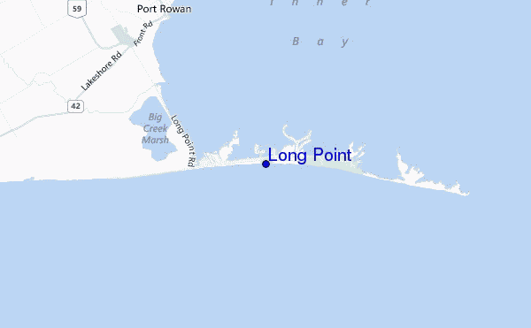 mappa di localizzazione di Long Point
